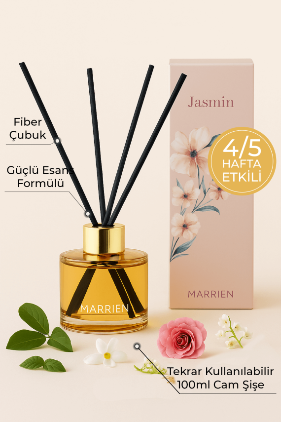 MARRIEN Jasmin Çubuklu Oda Kokusu 100 ml- - 2
