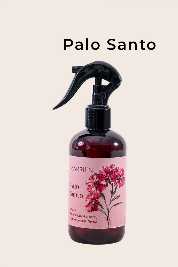 MARRIEN Palo Santo Oda ve Çamaşır Spreyi 250 ml- Kalıcı ve Dekoratif | Tütsü Etkili Formül - 1