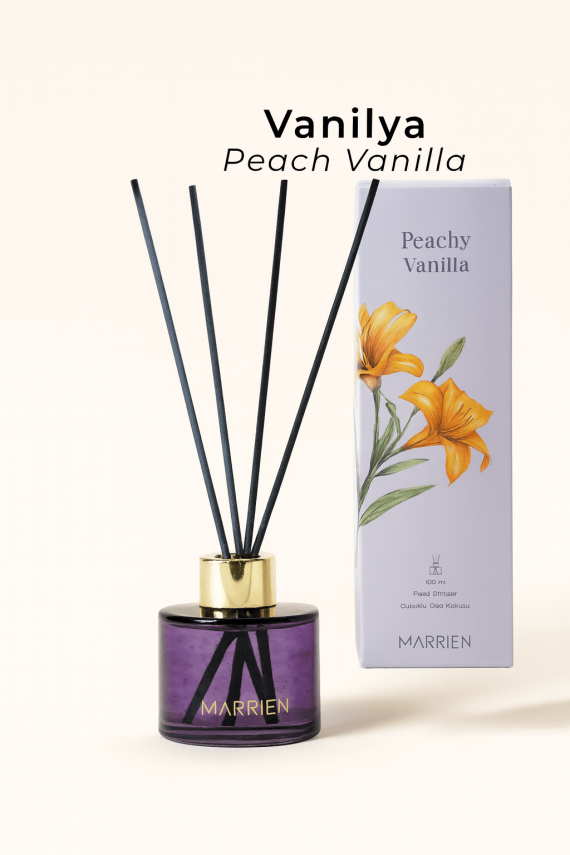 MARRIEN Peachy Vanilla Çubuklu Oda Kokusu 100 ml - 1