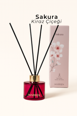 MARRIEN Sakura Çubuklu Oda Kokusu 100 ml | Kiraz - MARRIEN
