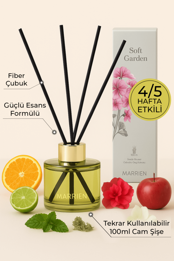MARRIEN Soft Garden Çubuklu Oda Kokusu 100 ml - 2