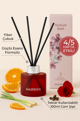 MARRIEN Turkish Bath Çubuklu Oda Kokusu 100 ml- - 2