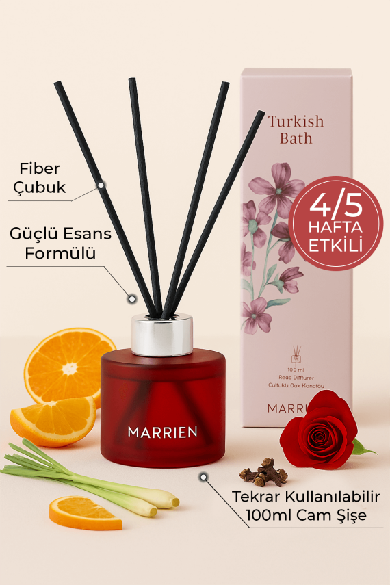 MARRIEN Turkish Bath Çubuklu Oda Kokusu 100 ml- - 2