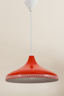 Nova Luxury Modern Tekli Turuncu Metal Sarkıt (35 cm) | Salon, Mutfak & Cafe için Dekoratif Avize - MARRIEN