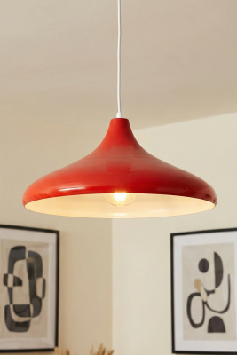 Nova Turuncu Metal Sarkıt (35 cm) | Yemek Masası Üstü Avize | Mutfak & Salon Aydınlatması - MARRIEN